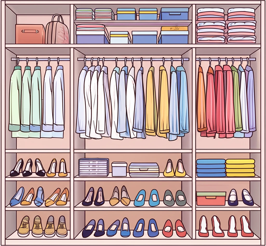 옷장 정리 A to Z: 꿀팁 공유,..