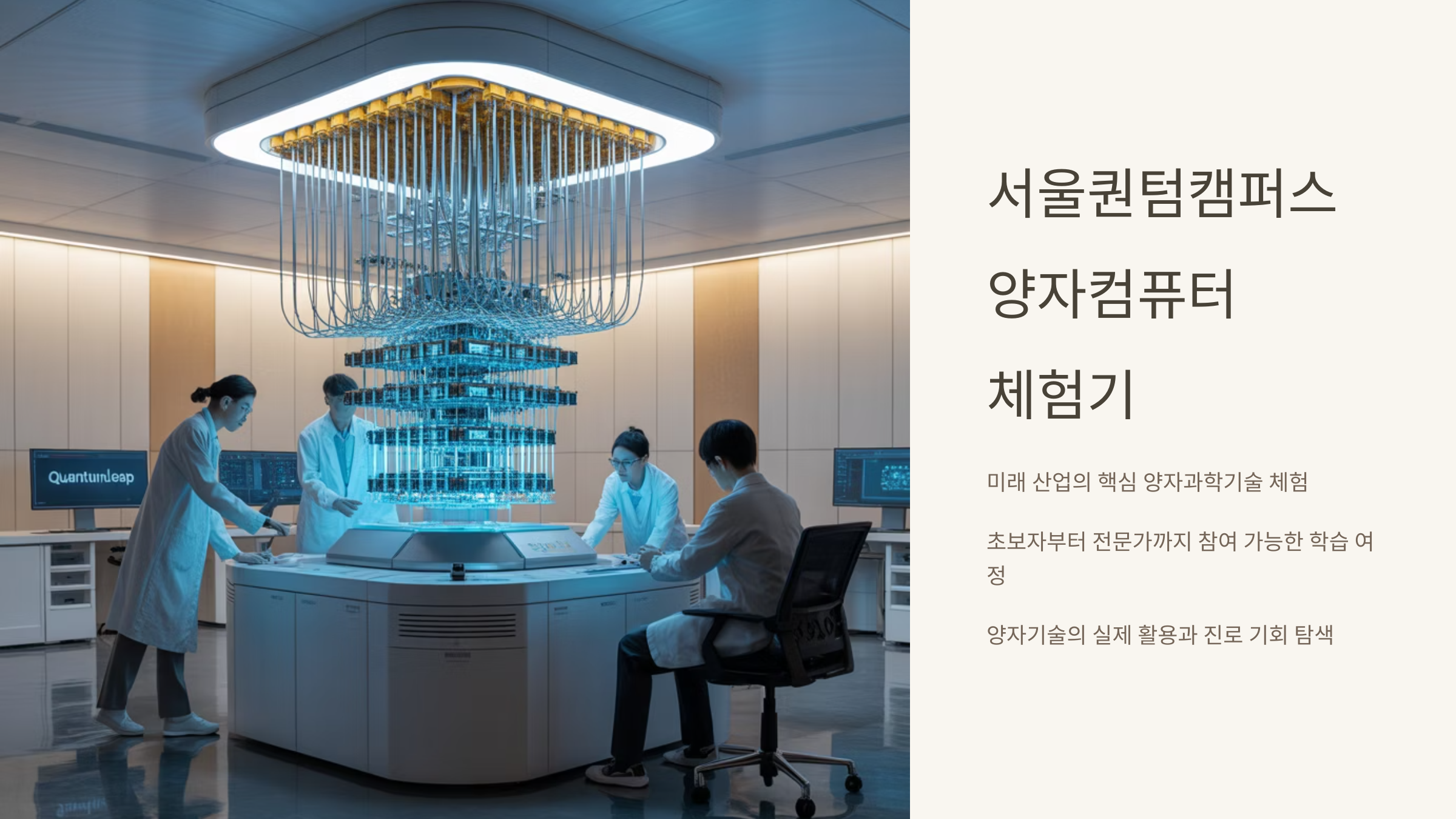 서울퀀텀캠퍼스 양자컴퓨터 체험기