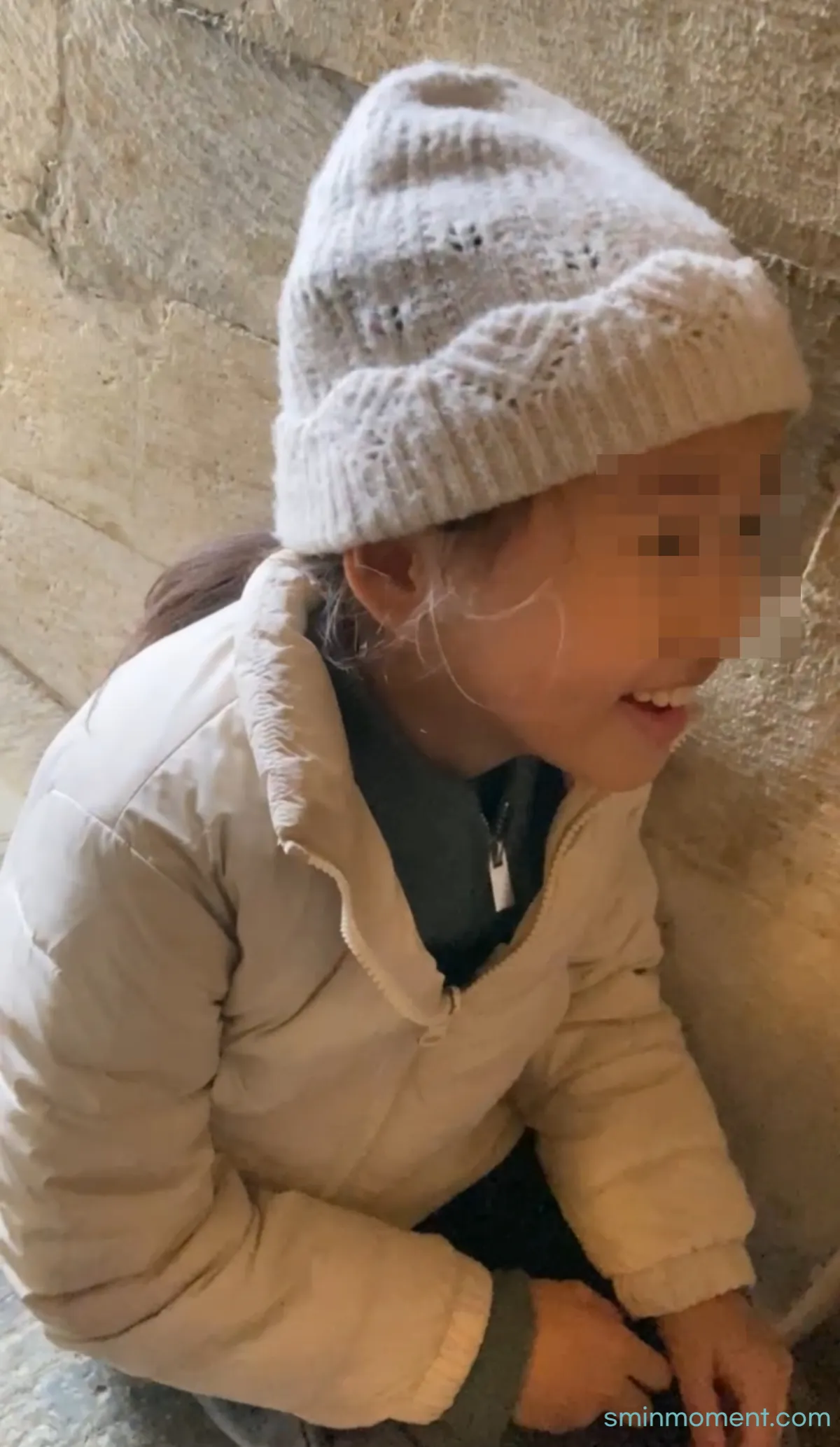 피사-피사의사탑-전망대-내려가는길-지친-딸