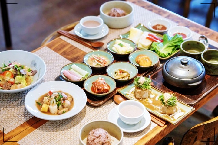 발아현미 맛집 밥상
