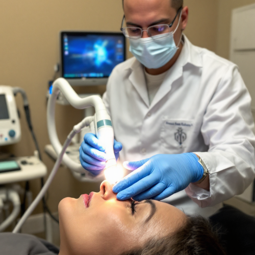 기미-치료-받는-모습