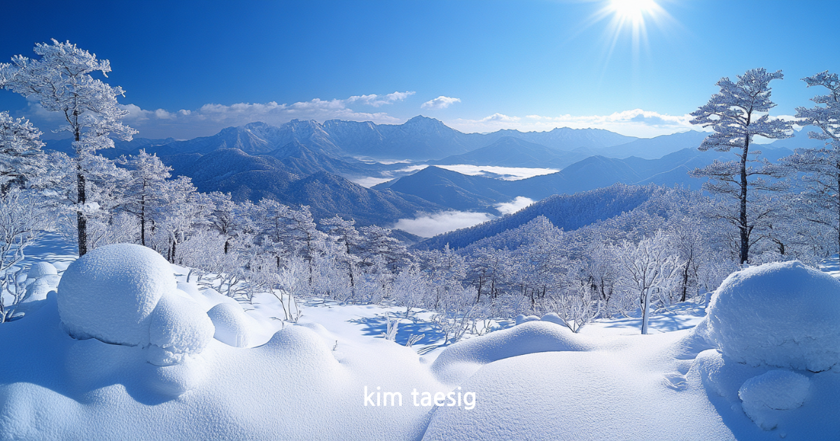 백운산의 사계절