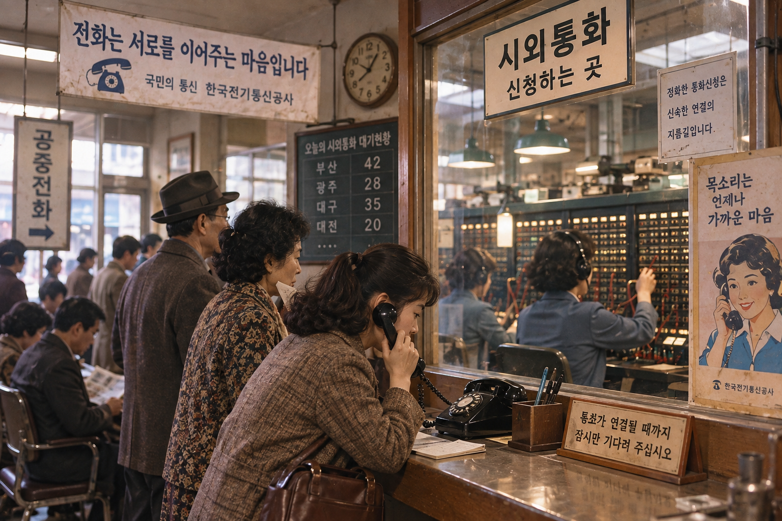 전화 한 통을 위해 전화국을 찾던 시절