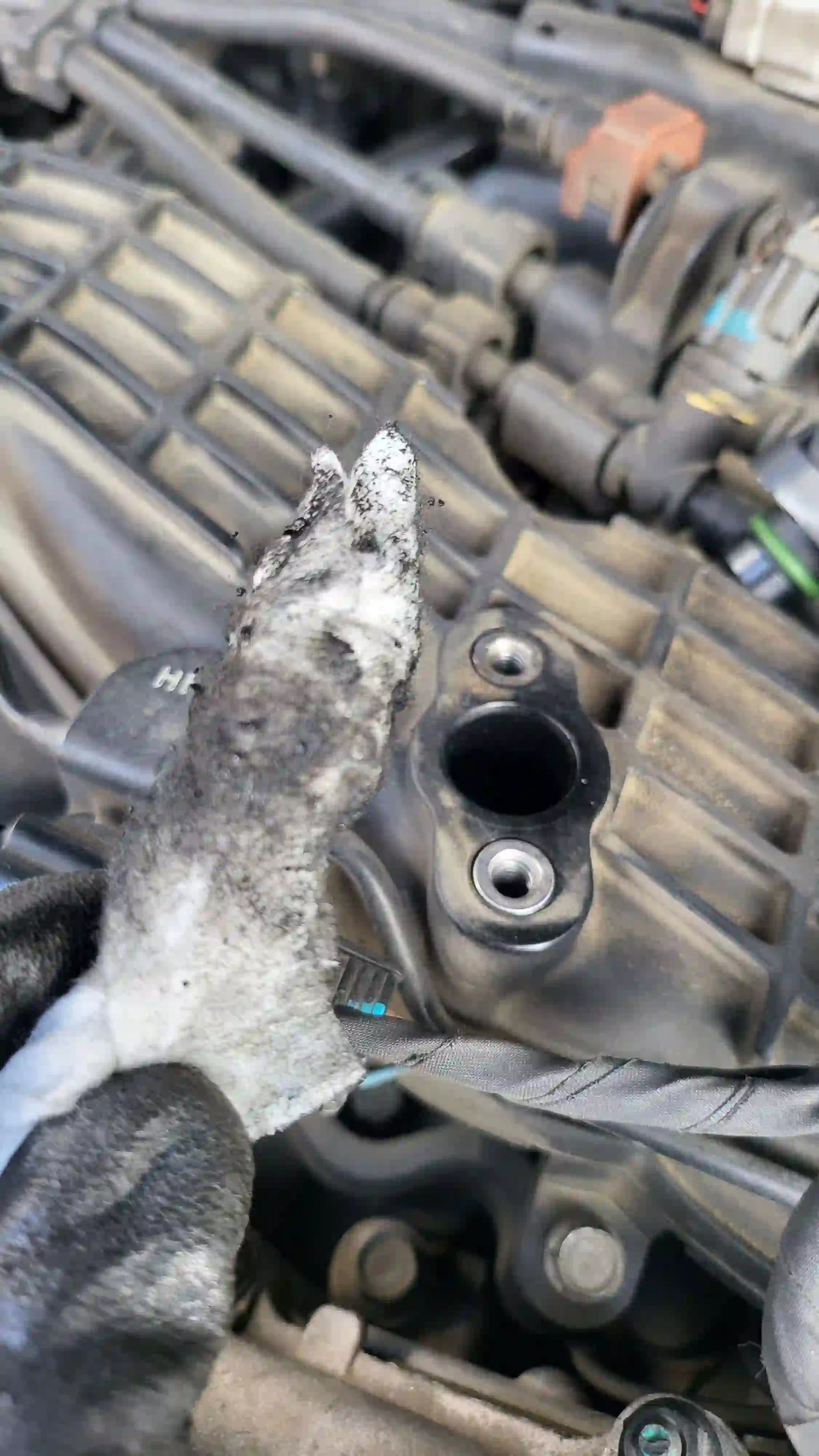 흡기 매니폴터 청소