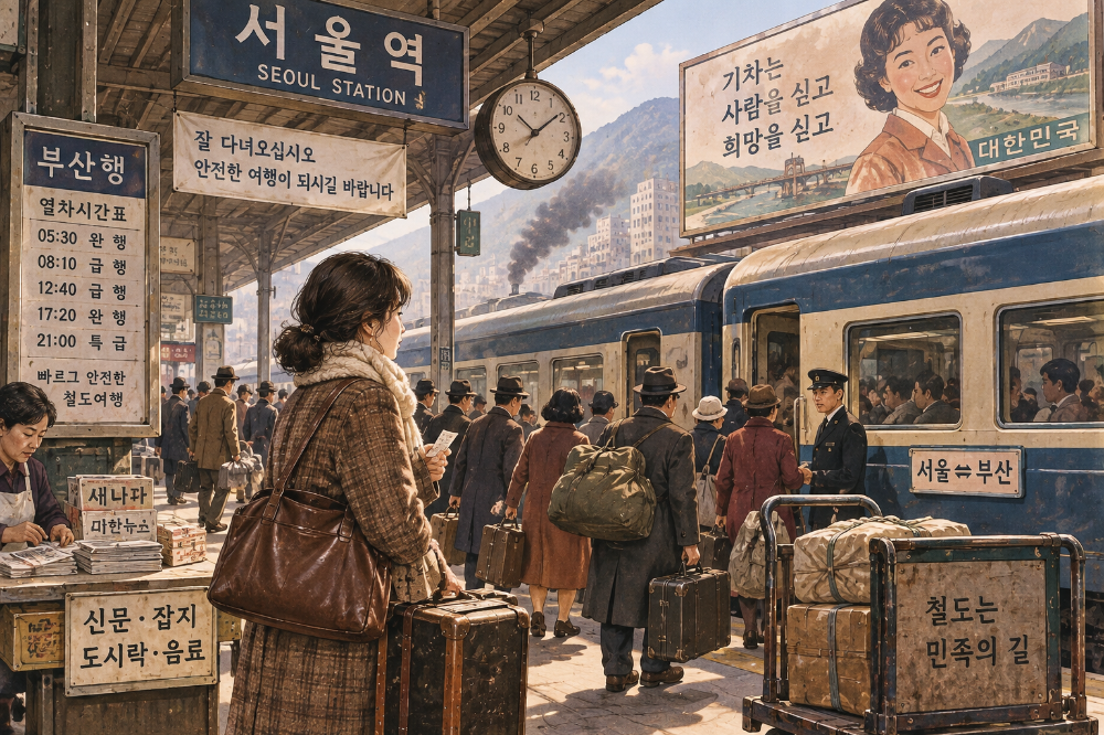 서울에서 부산 가는 것도 큰맘 먹고 떠나는 장거리 여행 이였던 시절