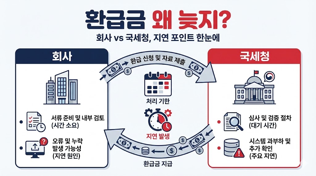 연말정산 환급금 입금이 늦는 이유 총정리