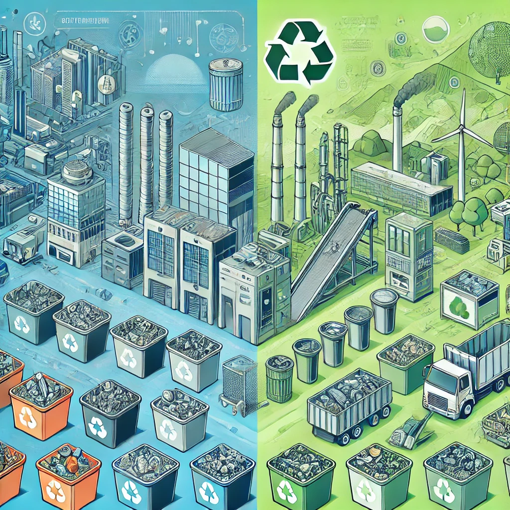 한국과 일본의 재활용 시스템 비교 (분리수거, 리사이클링 기술, 정부 정책)