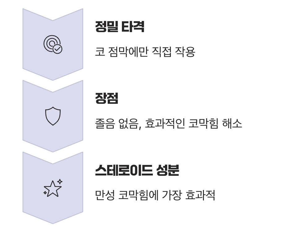 2. 목표만 정밀 타격! ‘뿌리는 스프레이 (비강 분무제)’