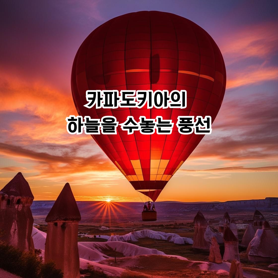 카파도키아의 하늘을 수놓는 풍선