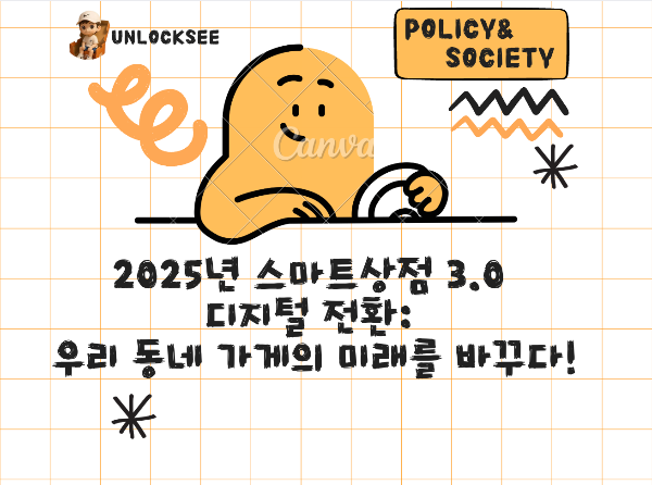 2025년 스마트상점 3.0 디지털 전환: 우리 동네 가게의 미래를 바꾸다!