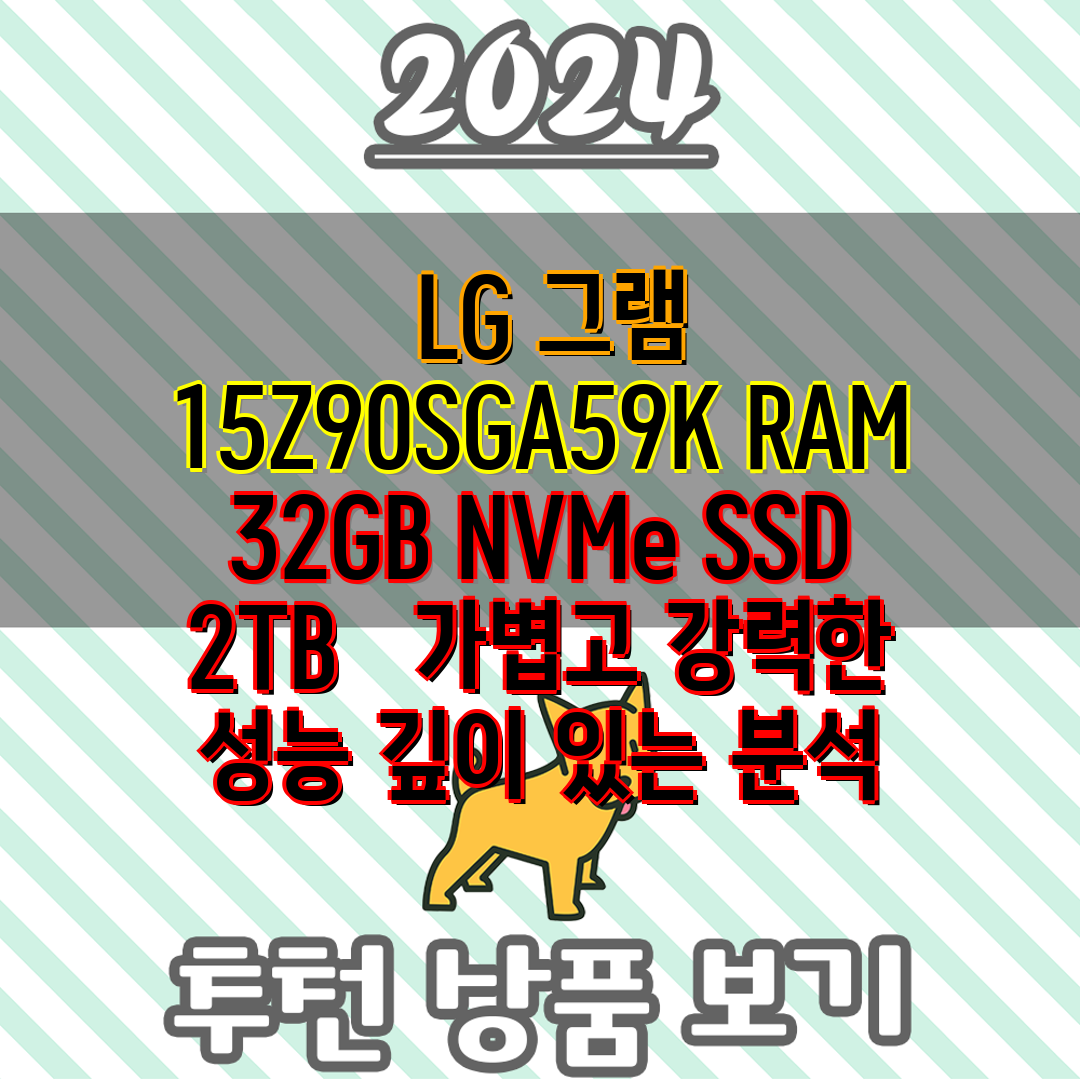 LG 그램 15Z90SGA59K RAM 32GB NV
