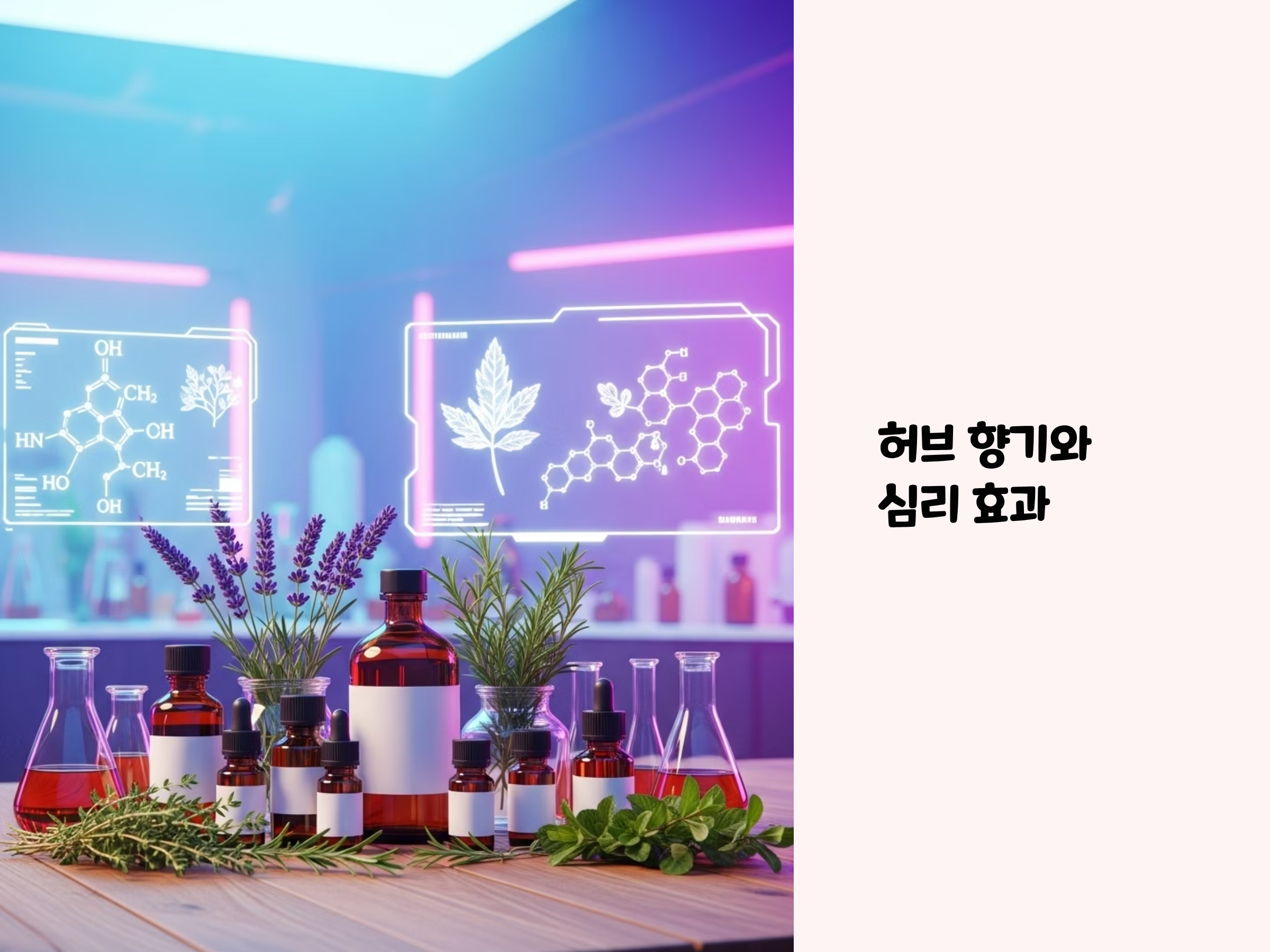 허브의 천연 향기가 주는 심리와 신체 효과