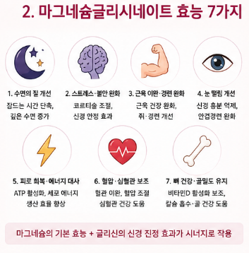 마그네슘글리시네이트-효능-내돈내산-추천-부작용-복용법