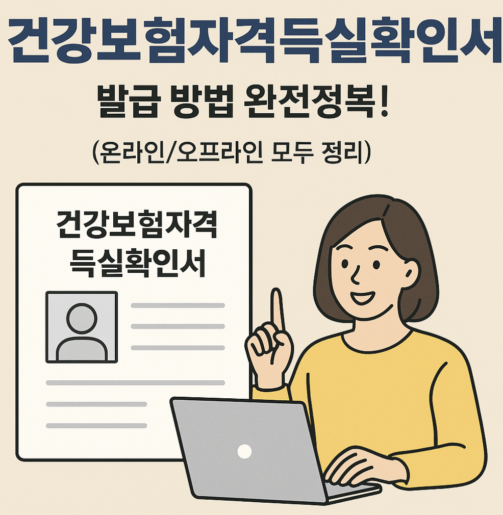 건강보험자격득실확인서 이미지