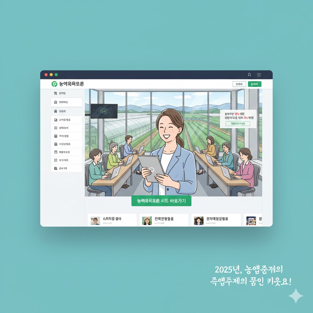 농업교육포털 회원가입