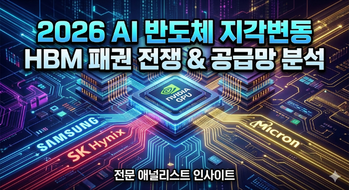 2024년부터 2026년까지의 글로벌 AI 반도체 시장 성장 전망과 HBM 및 GPU 공급망 구조 분석