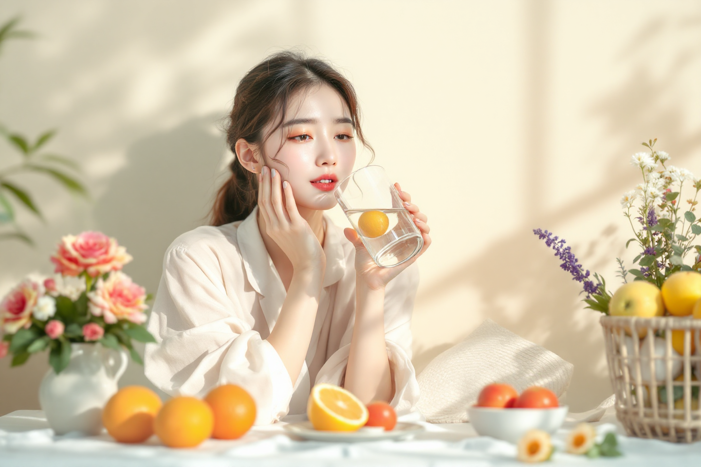 피부에 영양을 공급