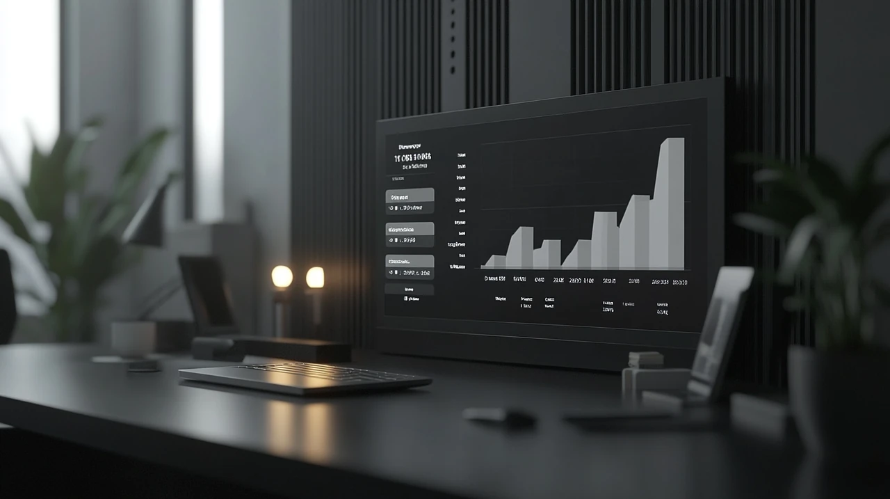 연금 투자 ETF와 적금의 수익률을 비교한 상세한 차트, 금융 사무실 배경, 전문적이고 명확한 분위기