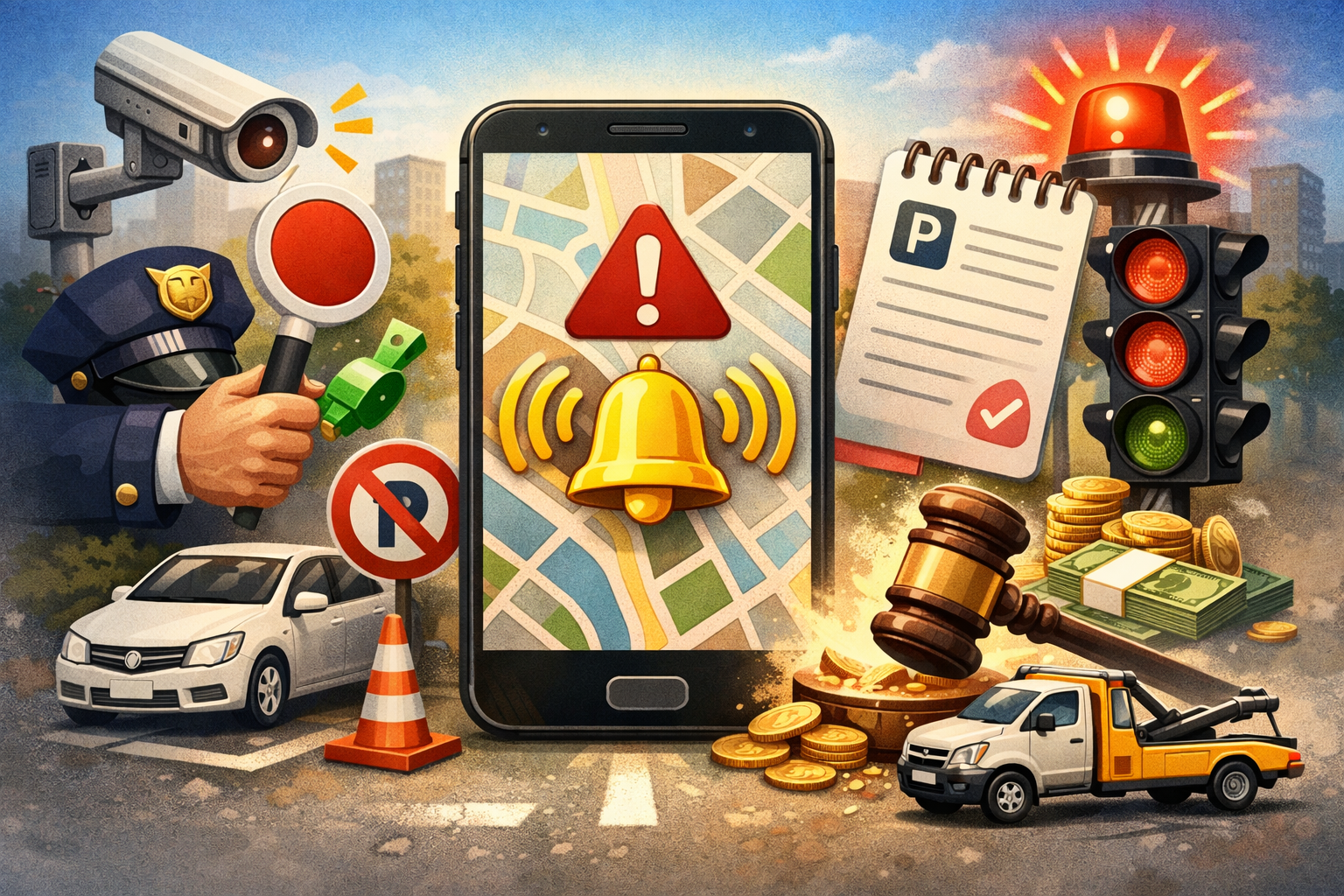 휘슬 어플 사용법 총정리|주정차단속 알람 설정부터 과태료 예방 꿀팁까지 관련 사진