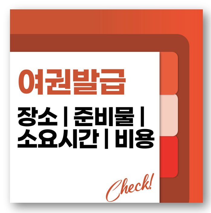 여권발급 장소 준비물 소요시간 비용, 일상을 떠나 힐링하기!