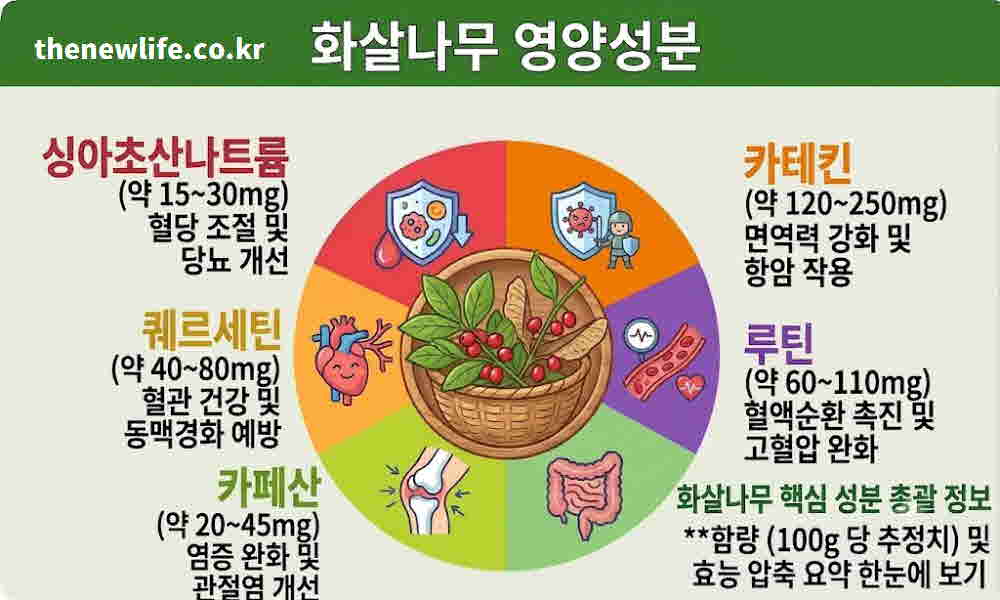 화살나무 효능 영양성분