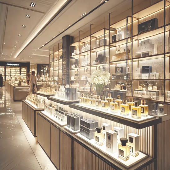 luxury-perfume-display-with-lotte-gift-card-usage
