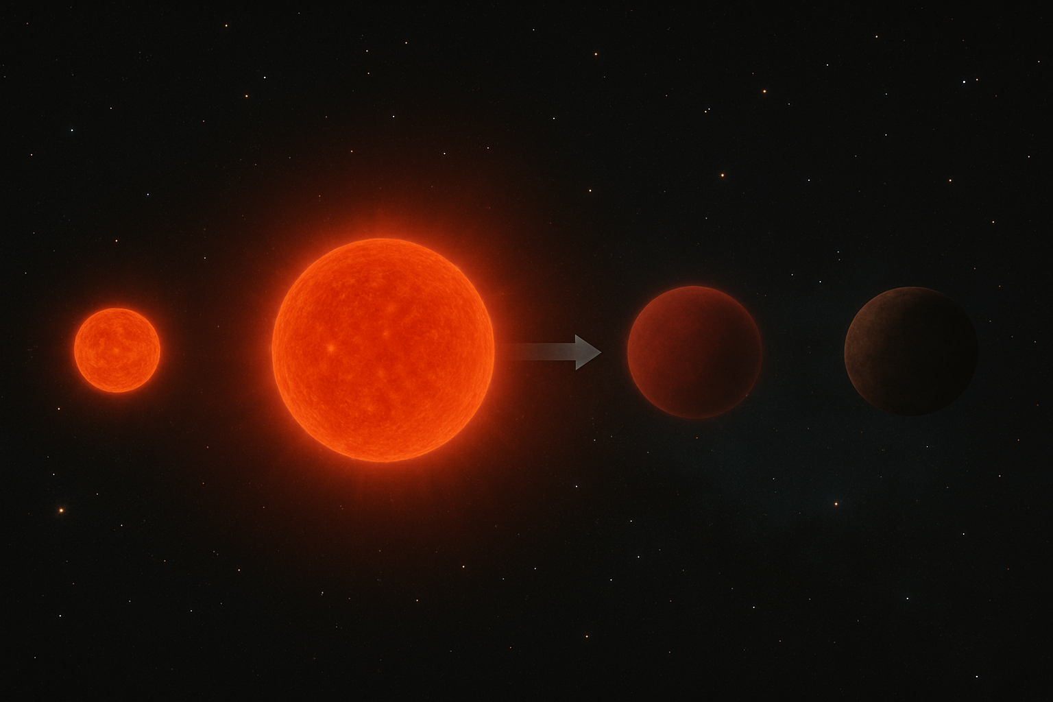 적색왜성의 진화 과정과 우주의 미래