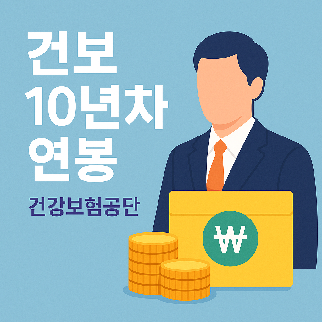 건보 10년차 연봉