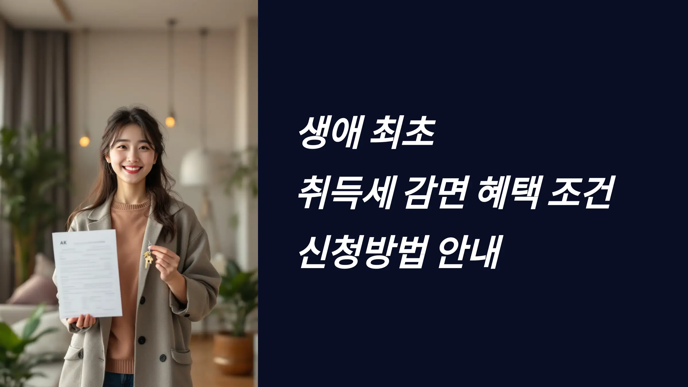 생애 최초 취득세 감면 혜택, 자격조건, 신청방법, 필요서류