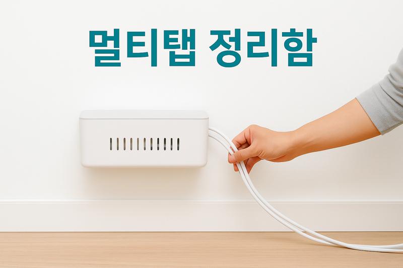 멀티탭 정리함, 어떤 게 진짜 편하고 깔끔할까?