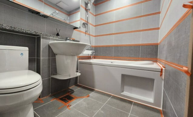 화장실 줄눈시공