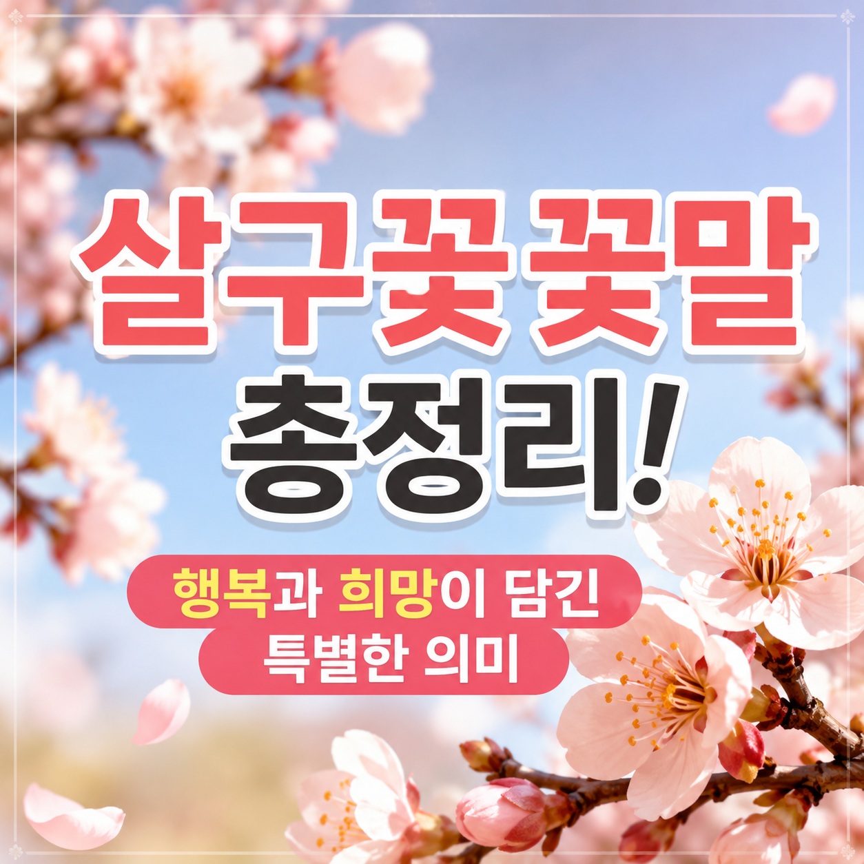 살구꽃 꽃말