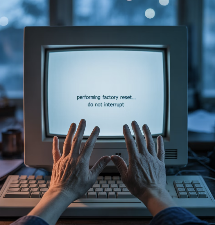 첫 번째 단계&amp;#44; 모든 설정을 &amp;#39;초기화&amp;#39;하기