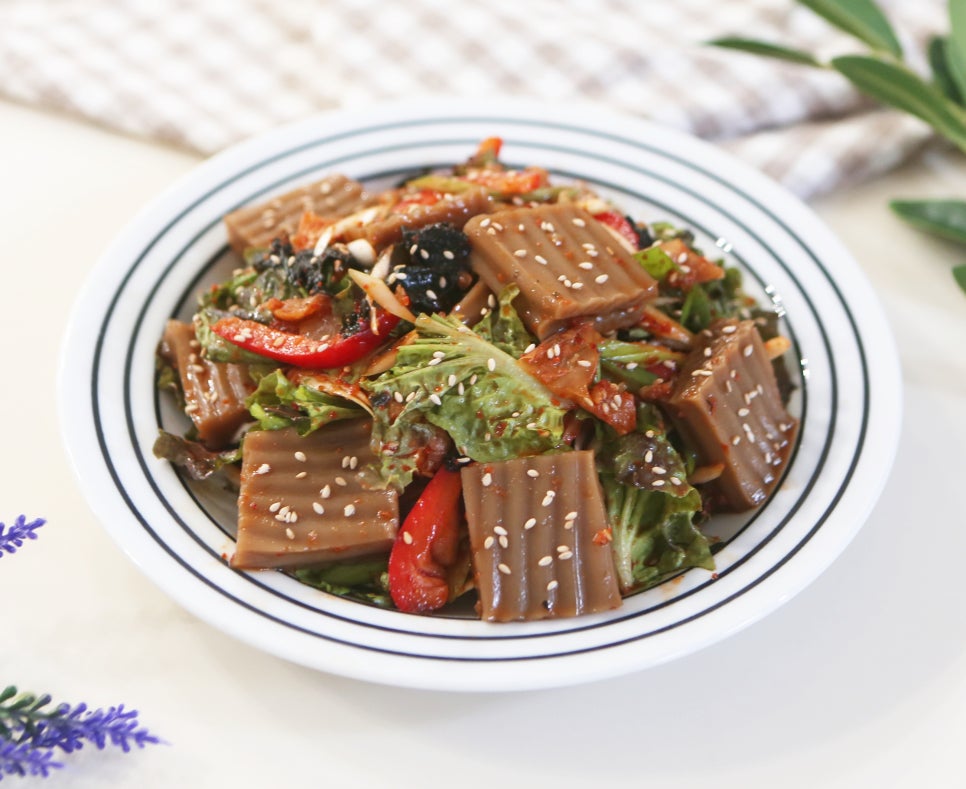 도토리묵무침
