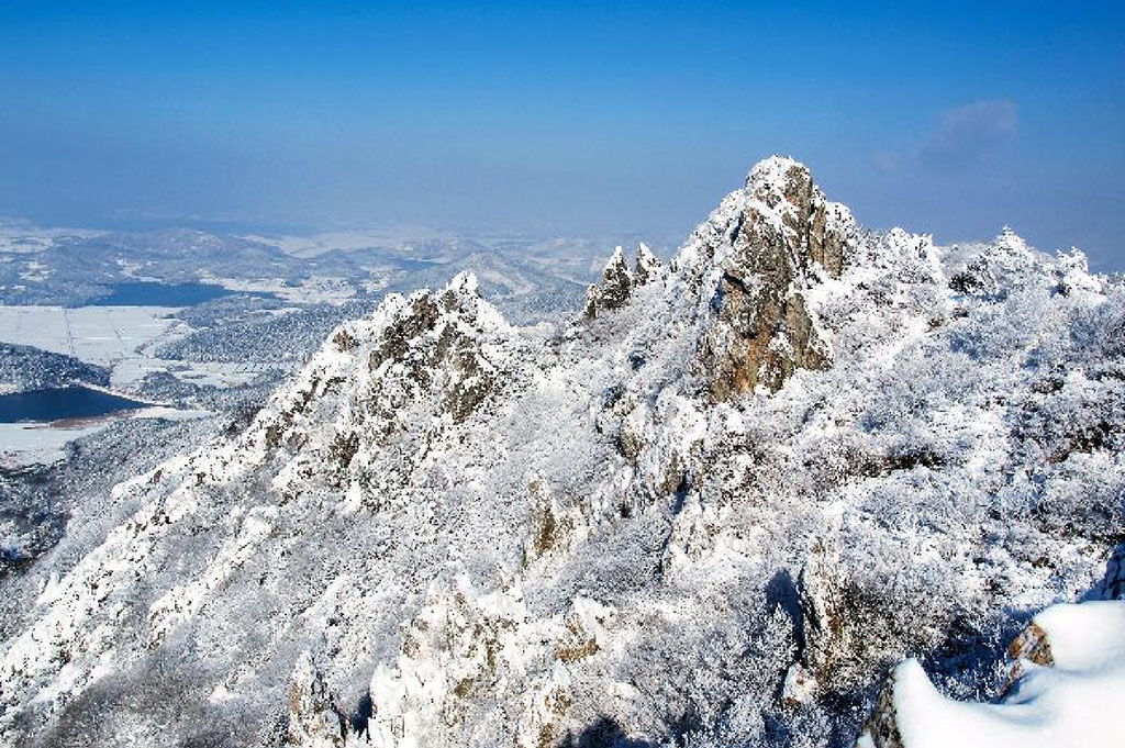 달마산 겨울 풍경