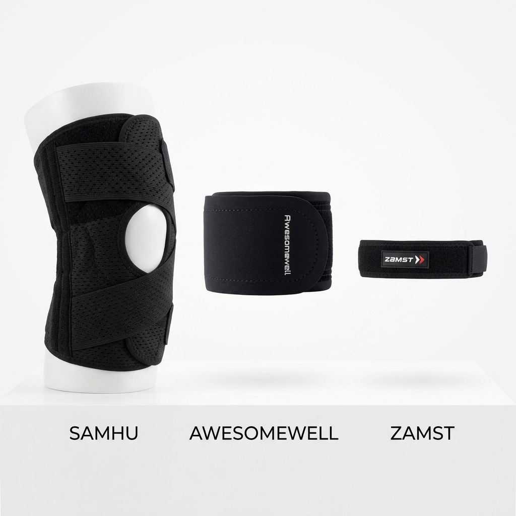 무릎보호대 고르는법 3종 비교 삼후 어썸웰 잠스트