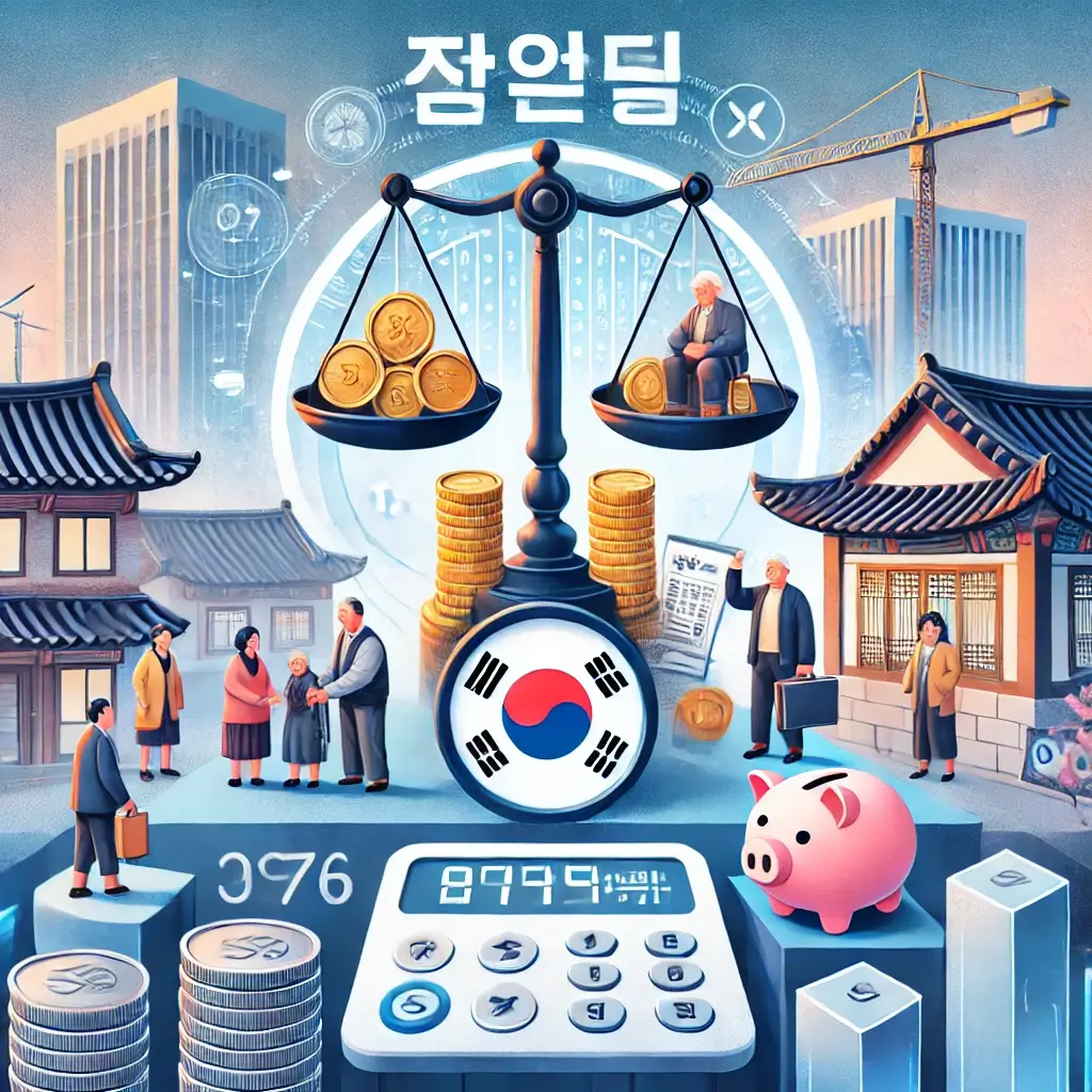 대한민국 국민연금을 표현한 사진