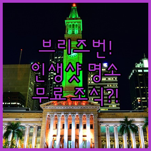 브리즈번 여행 피쉬 레인 포토존 명소..