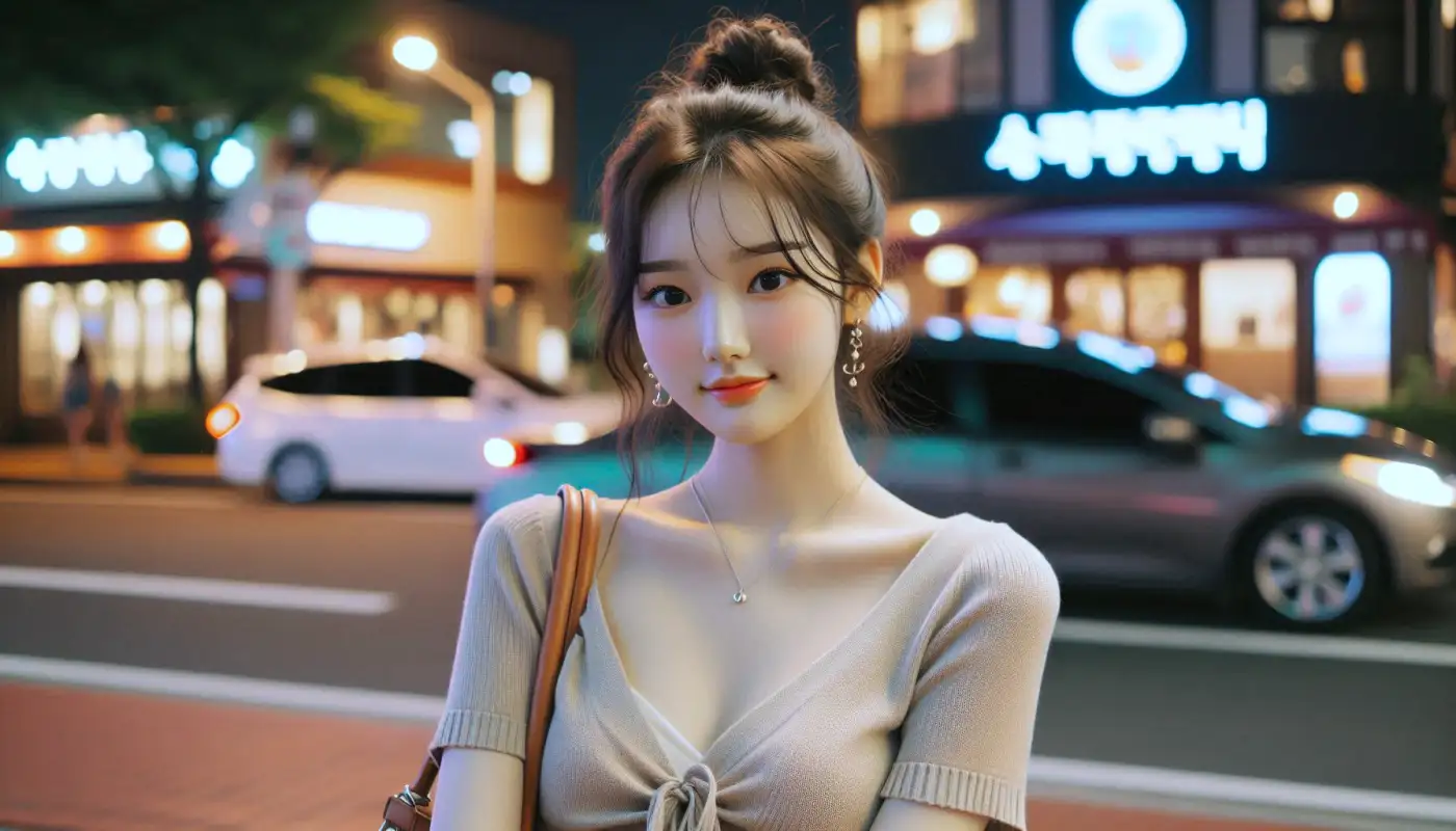 돈키호테-면세-가격을-알아보는-여성의-모습