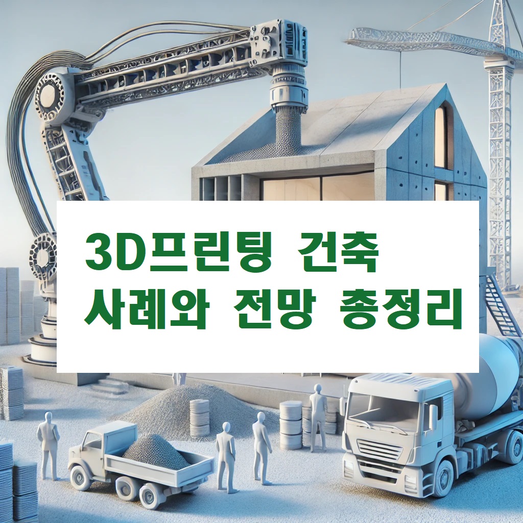 3D프린팅 건축 사례와 전망 총정리
