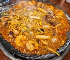 쭈꾸미-새우-철판볶음