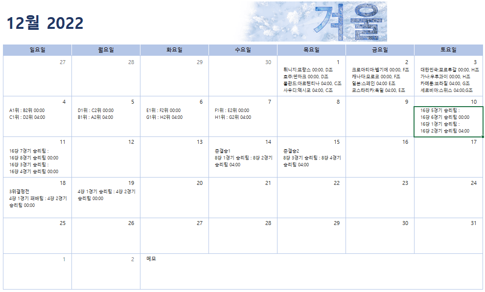 ์นดํ๋ฅด์๋์ปต 12์ ์ผ์ ํ