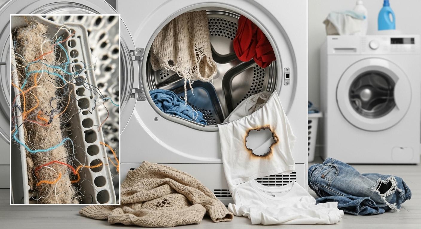 옷감 손상 건조기 1달 사용 후기