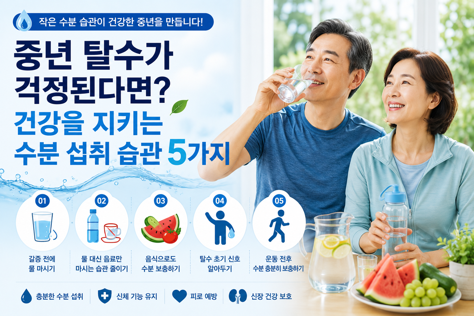 수분 섭취 습관