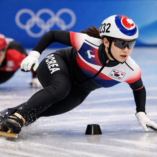 김길리 충돌 후 판정 논란 부상