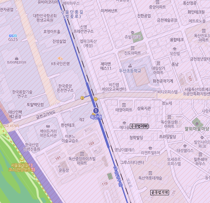 금천구 상업지역