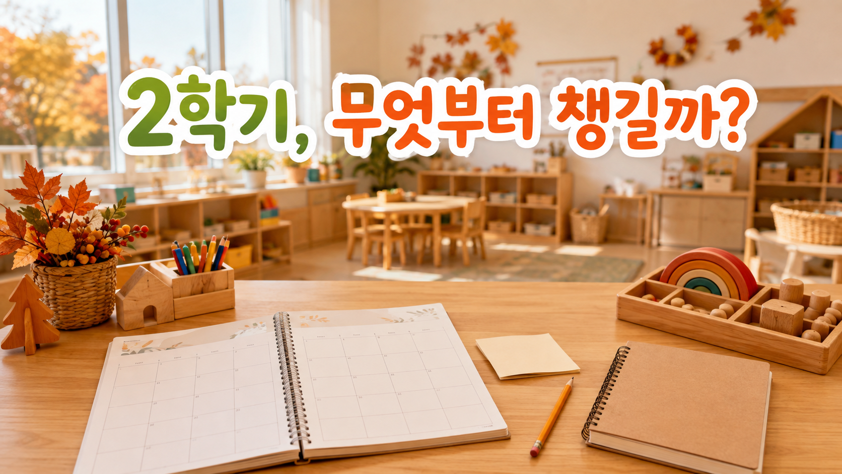 따뜻한 가을 교실, 2학기 준비물
