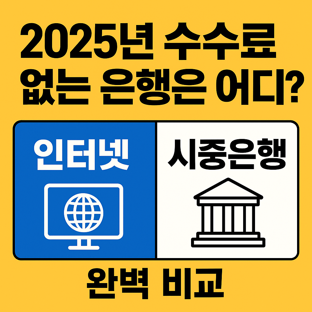 수수료 없는 은행