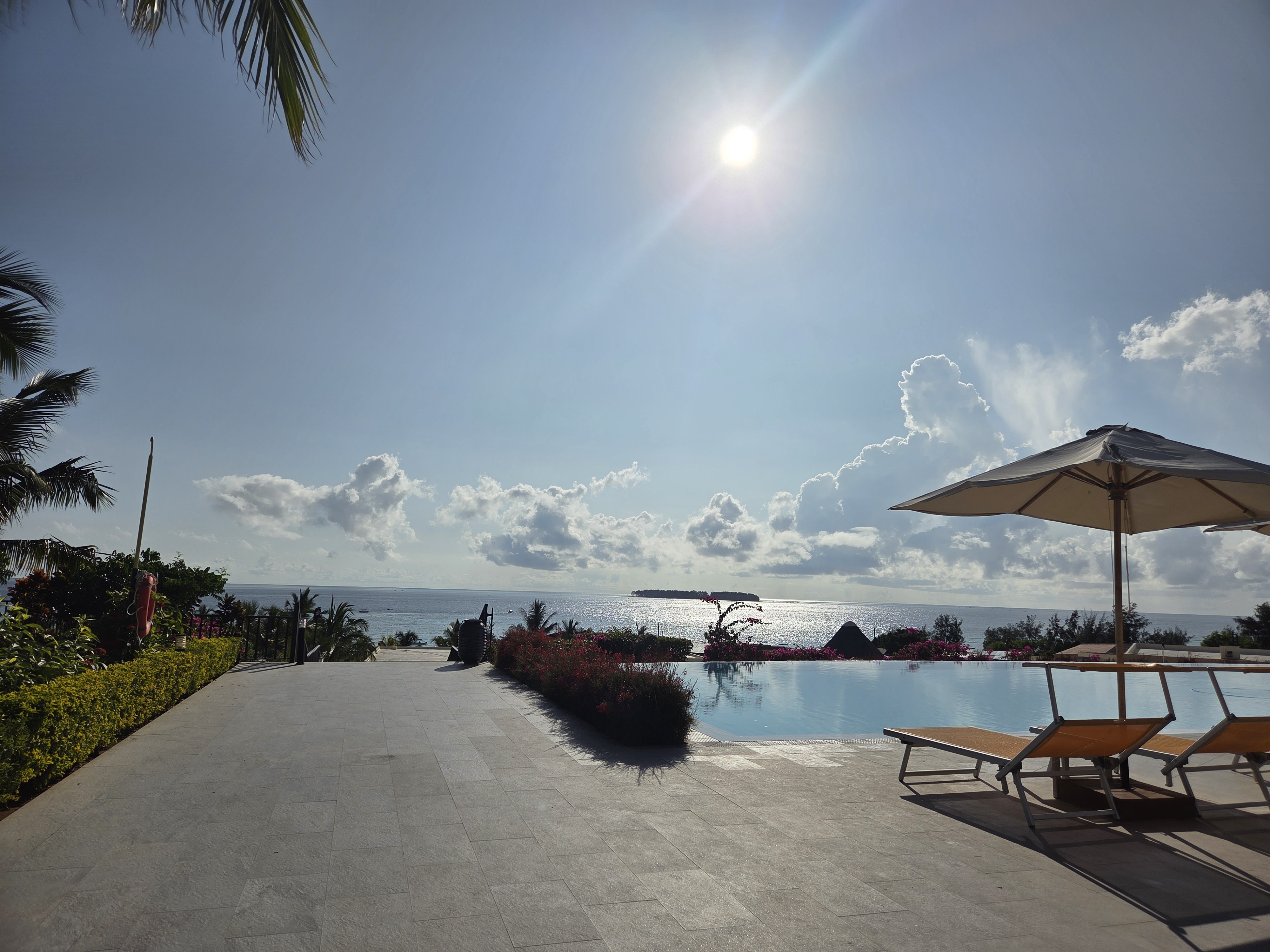 잔지바르 휴양지 숙소에서 찍은 사진