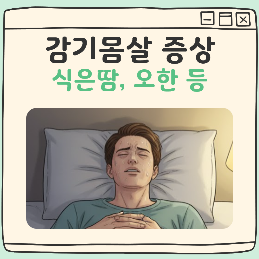 감기몸살 증상 대표 이미지